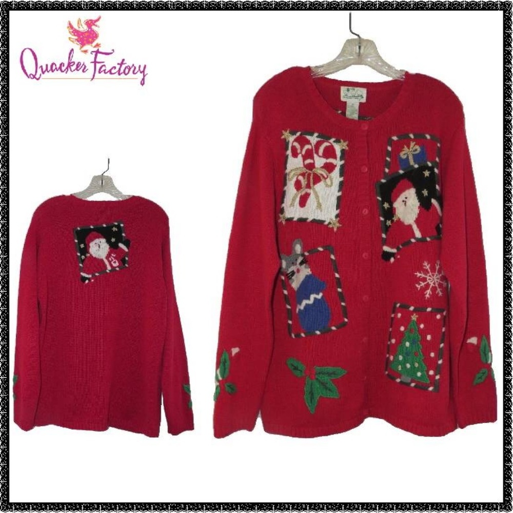 Ugly CHRISTMAS SWEATER M Cardigan